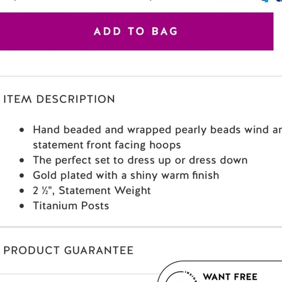 Stella & Dot | Oh Ya Gold + Pearl Drop Statement Earrings - Picture 12 of 13